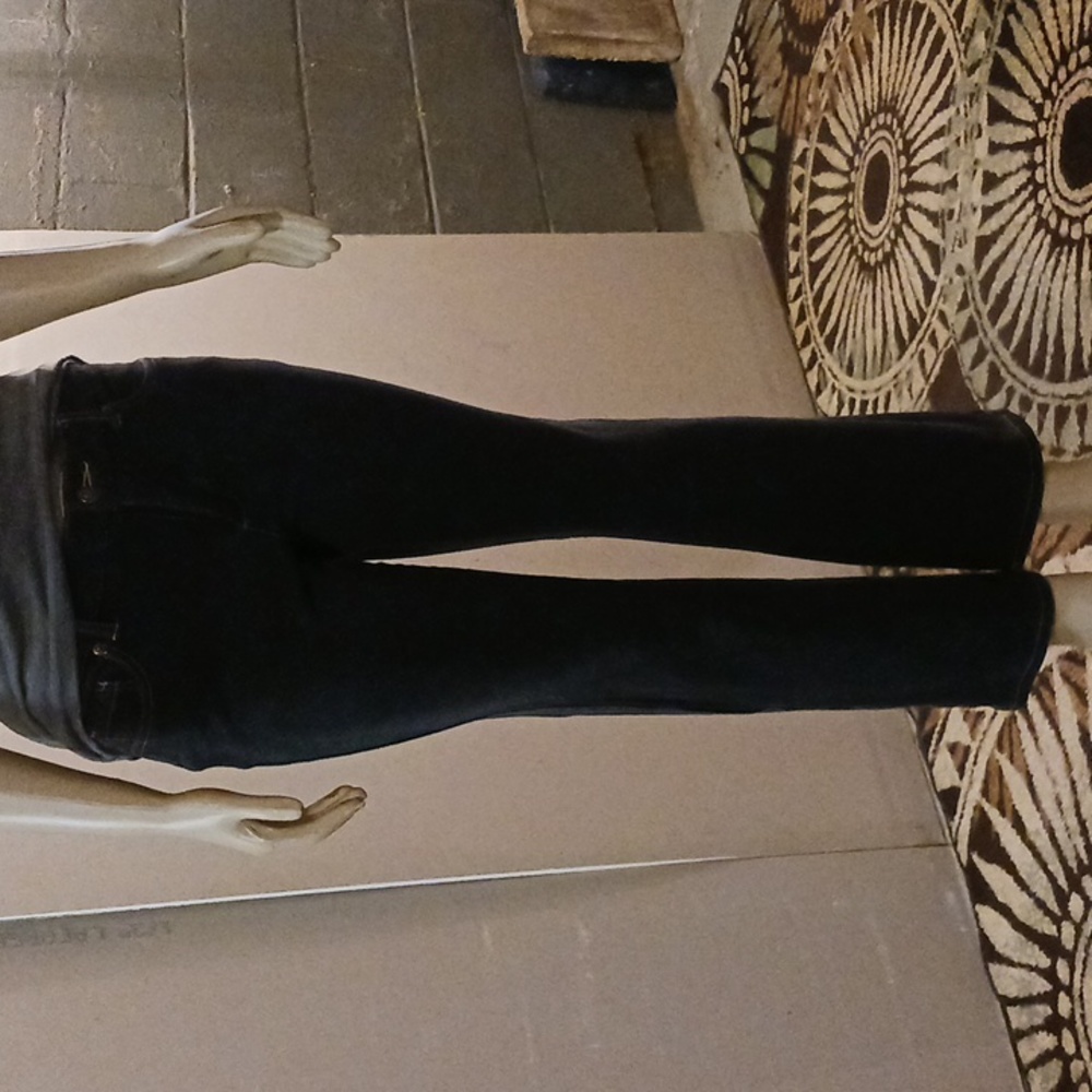 Black Coldwater Creek Natural Fit boot cut jeans Sz 10P